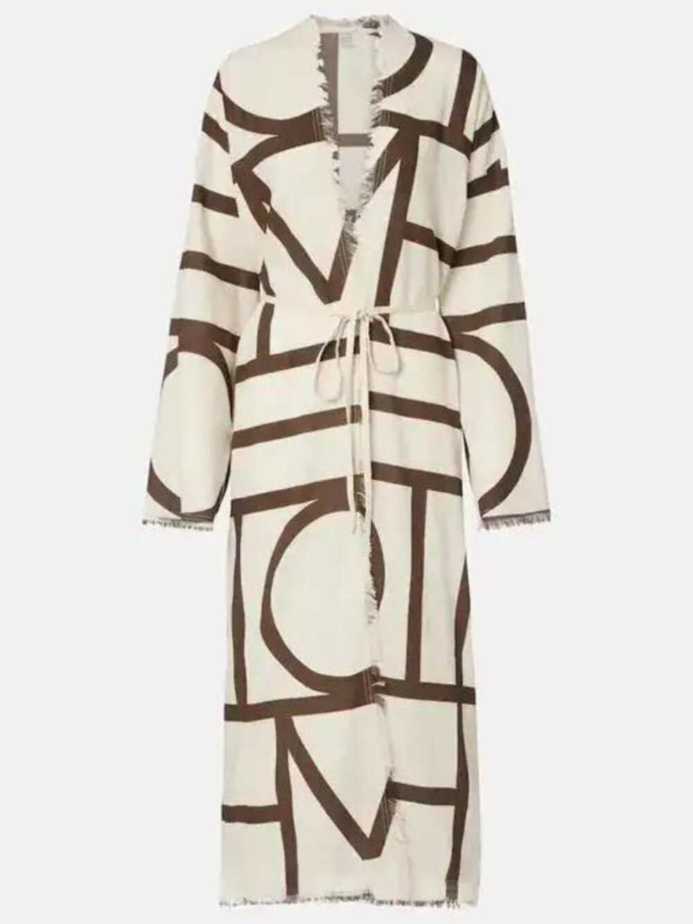 Toteme NWOT Monogram Cotton Beach Cover-up Size 34